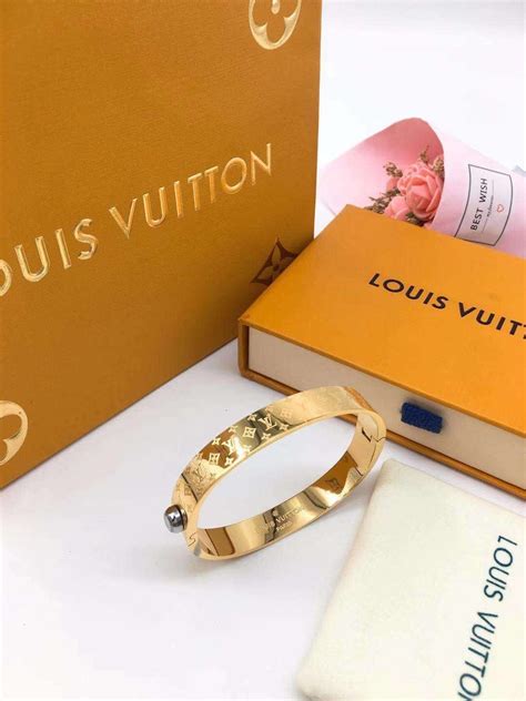 lv gold bracelet men|louis vuitton gold bracelet cuff.